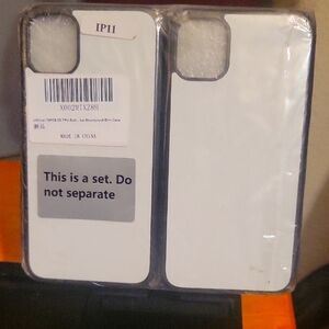White Phone Case for IP11  10pack